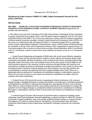 Federal Acquisition Regulation (FAR) and Department of ...
