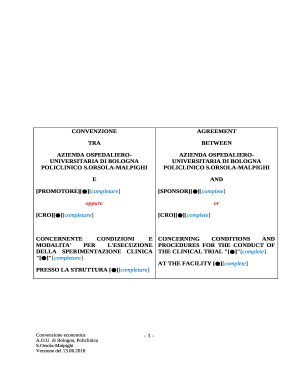 AZIENDA OSPEDALIERO-UNIVERSITARIA DI BOLOGNA POLICLINICO S