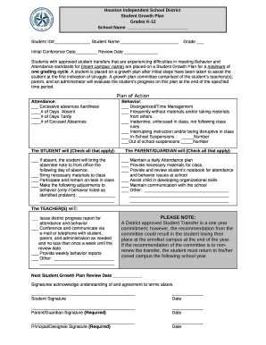 Completed Sample IEP - University of Washington