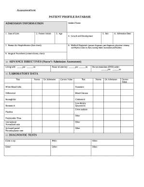 NRS 3015 MedSurg Assess Form.pdf - Med/Surg Assessment ...