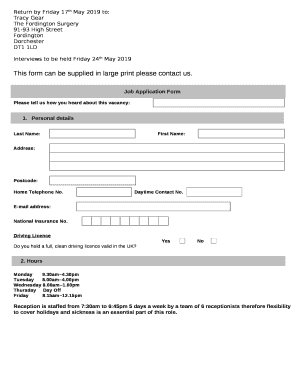Contact - Fordington Surgery - NHS