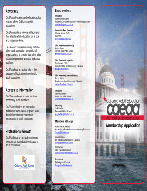 History - California Adult Education Administrators Association