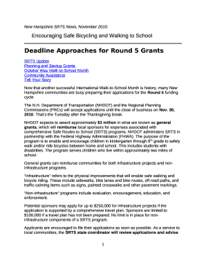 Encouraging Safe Bicycling and Walking to School