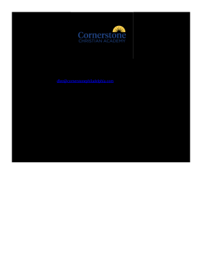 We welcome your interest in a teaching position at Cornerstone Christian Academy