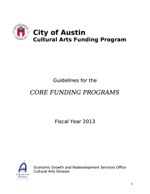 Core Cultural Funding ProgramsAustinTexas.gov