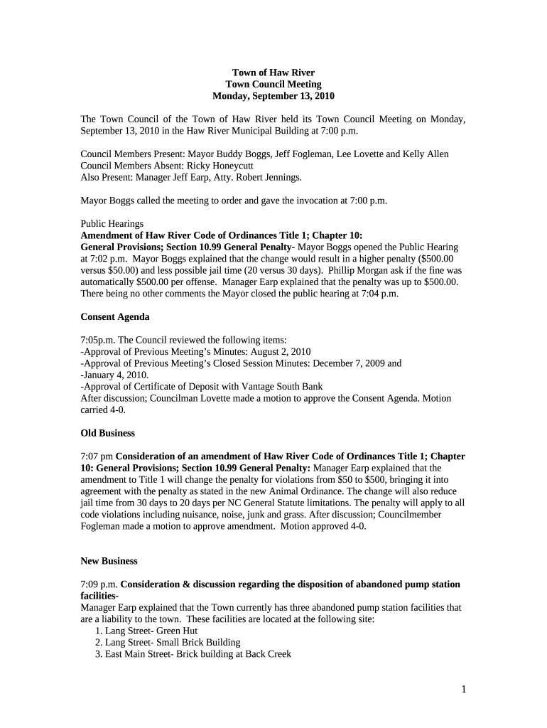 Haw River seeks new Town Council member The TimesNews Doc Template