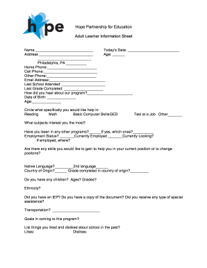 Form preview