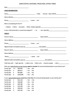 Form preview
