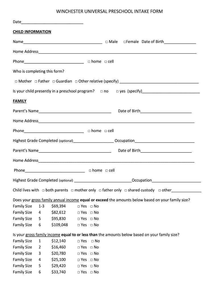 Form preview