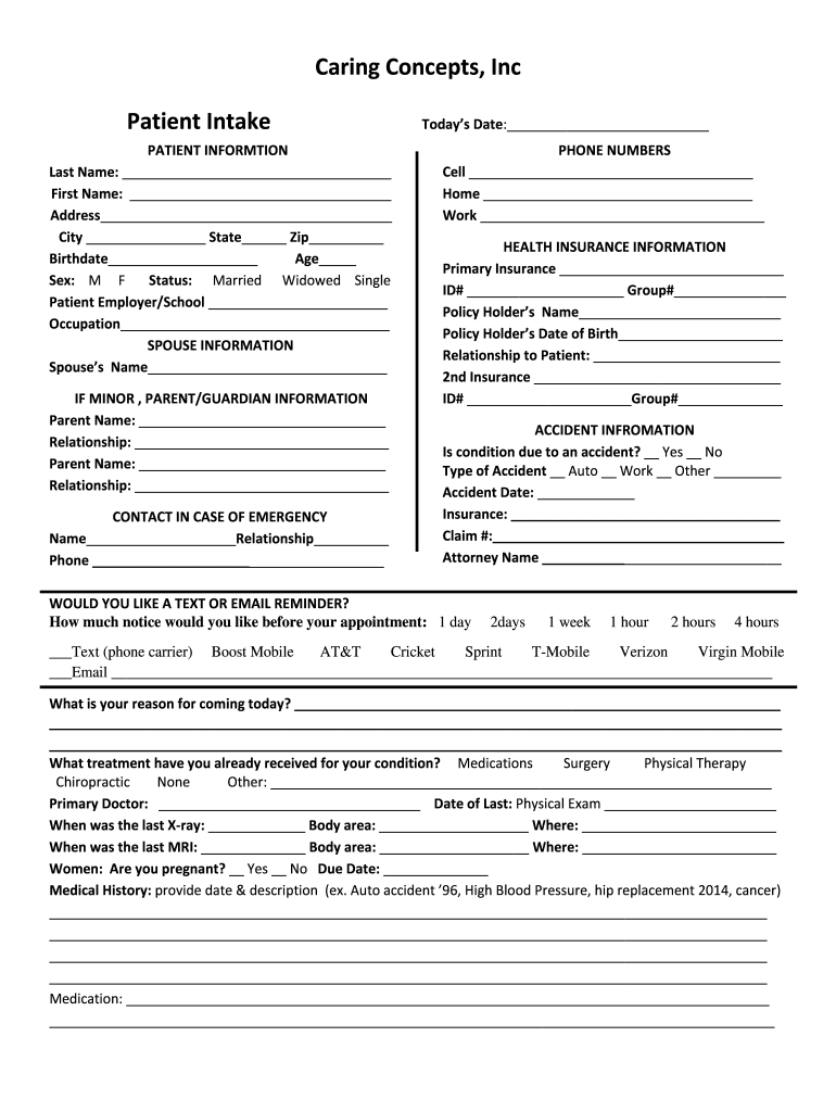 Fillable Online IDHS: OIG Intake Form Fax Email Print pdfFiller