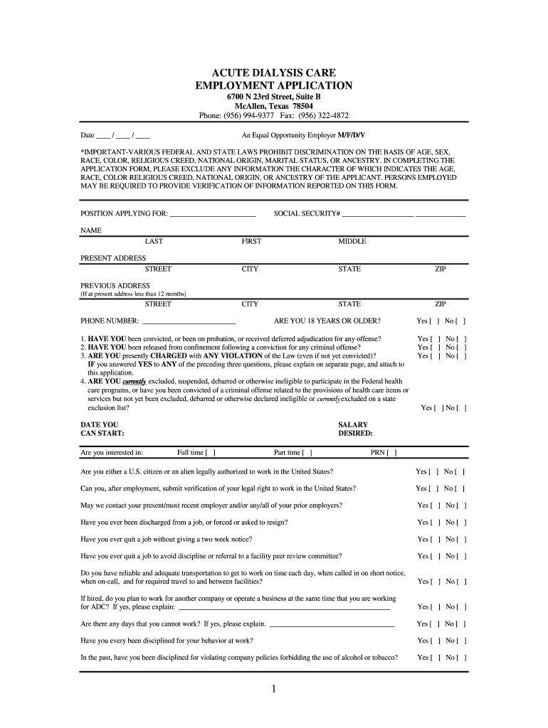 NephroSTAT Acute Dialysis Services - Acute Dialysis Care Preview on Page 1