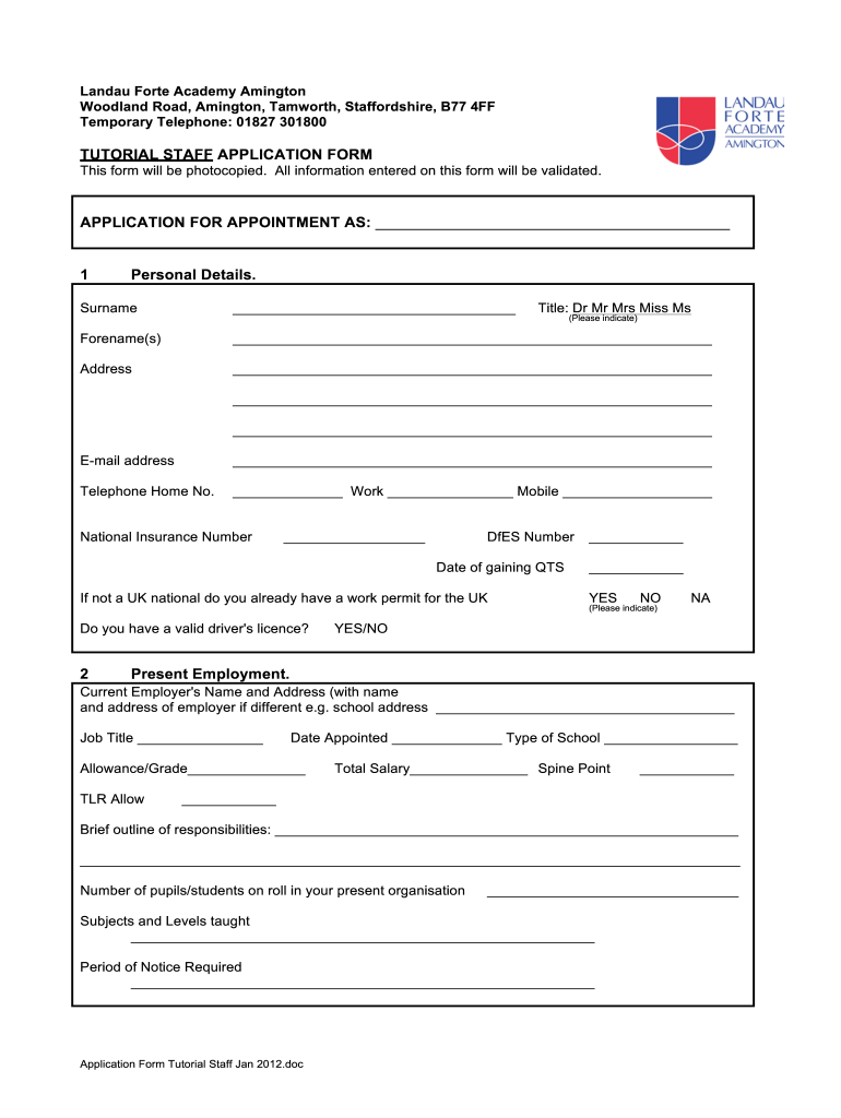 Form preview