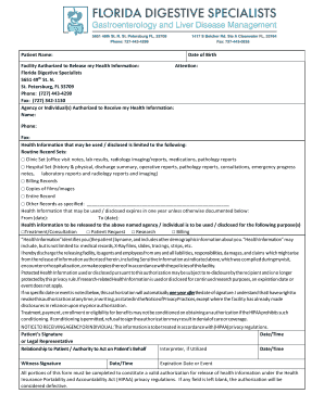 HIPAA Authorization Form