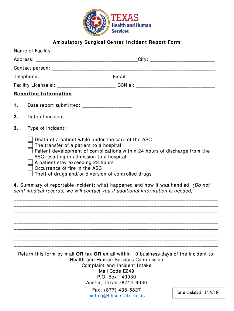 RCC Incident Intake Information Form - Georgia Department of Preview on Page 1