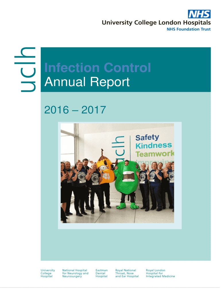 Fillable Online Infection Control Annual Report Uclh Fax Email Print