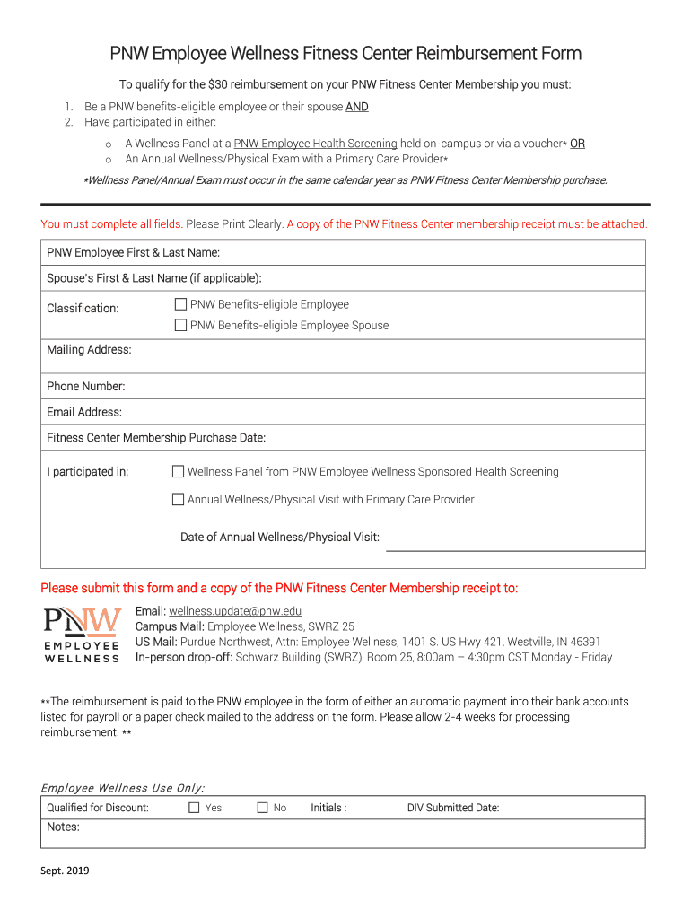 employee fitness form Preview on Page 1