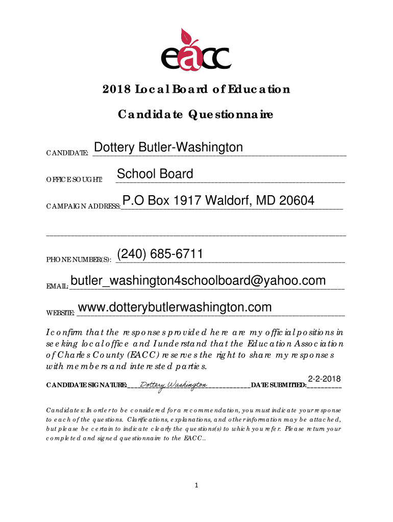 Dottery Butler-Washington Preview on Page 1