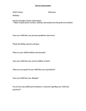 Form preview