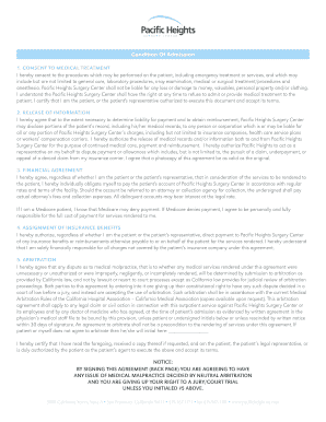 Consent and Conditions - Office of Privacy &amp;amp; Data Security