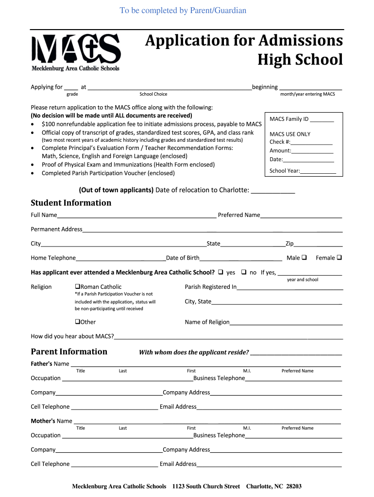 north carolina high school Preview on Page 1