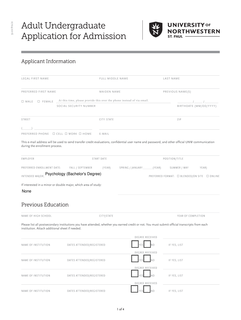 New Preferred First Name PolicyCal Lutheran Registrar Preview on Page 1