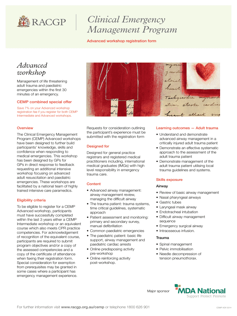 Clinical Emergency Preview on Page 1