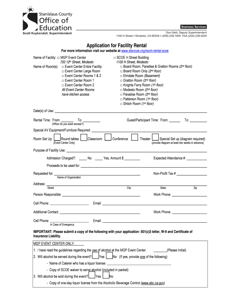 org room-rental-scoe Preview on Page 1