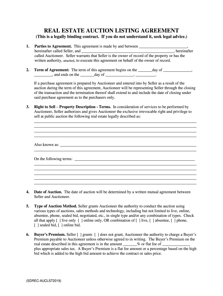can you get out of an auction contract Preview on Page 1
