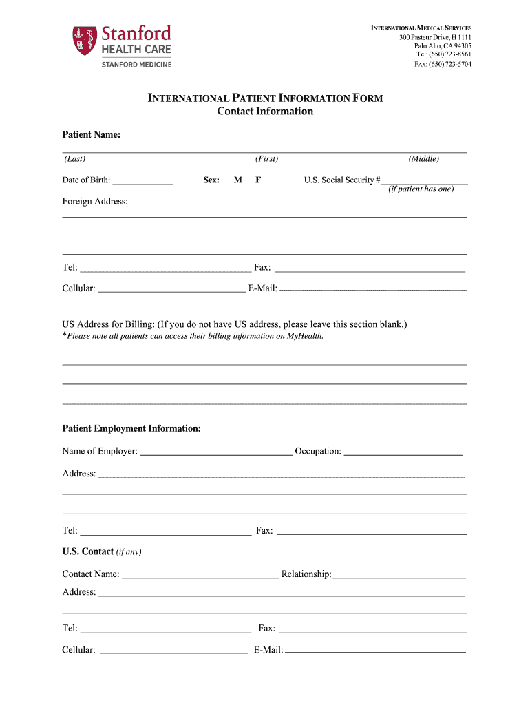 01 IMS Patient Info Form 06162017 Draft docx Preview on Page 1