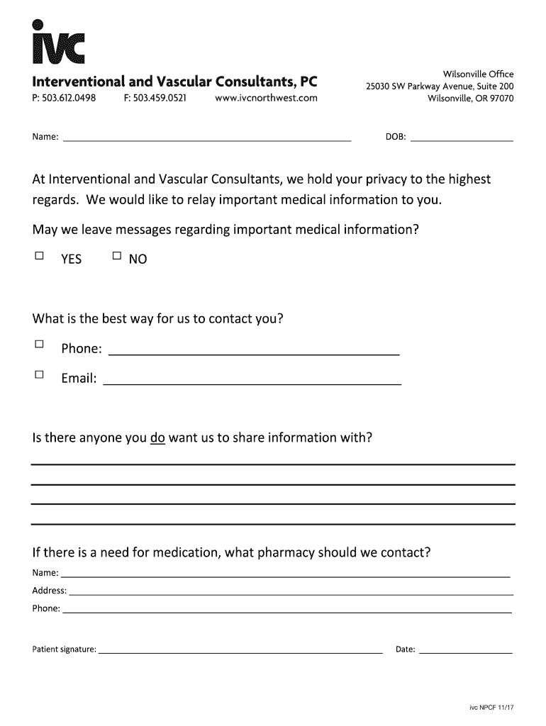 Interventional and Vascular Consultants, PC - IVC Northwest Preview on Page 1