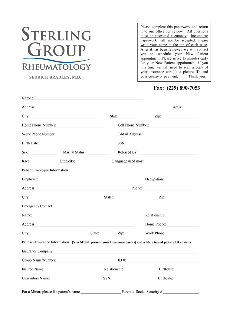 Fillable Online Understanding Why a Continued Claim Form Was Returned