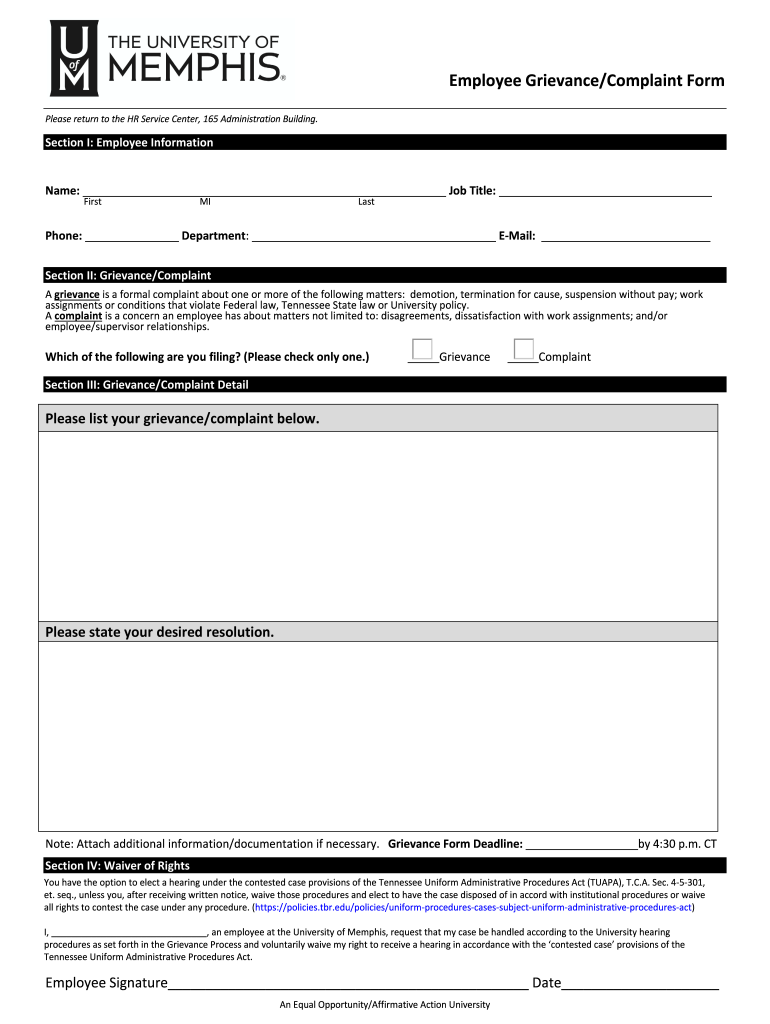 Employee Incident Report - UCSF Fresno Preview on Page 1