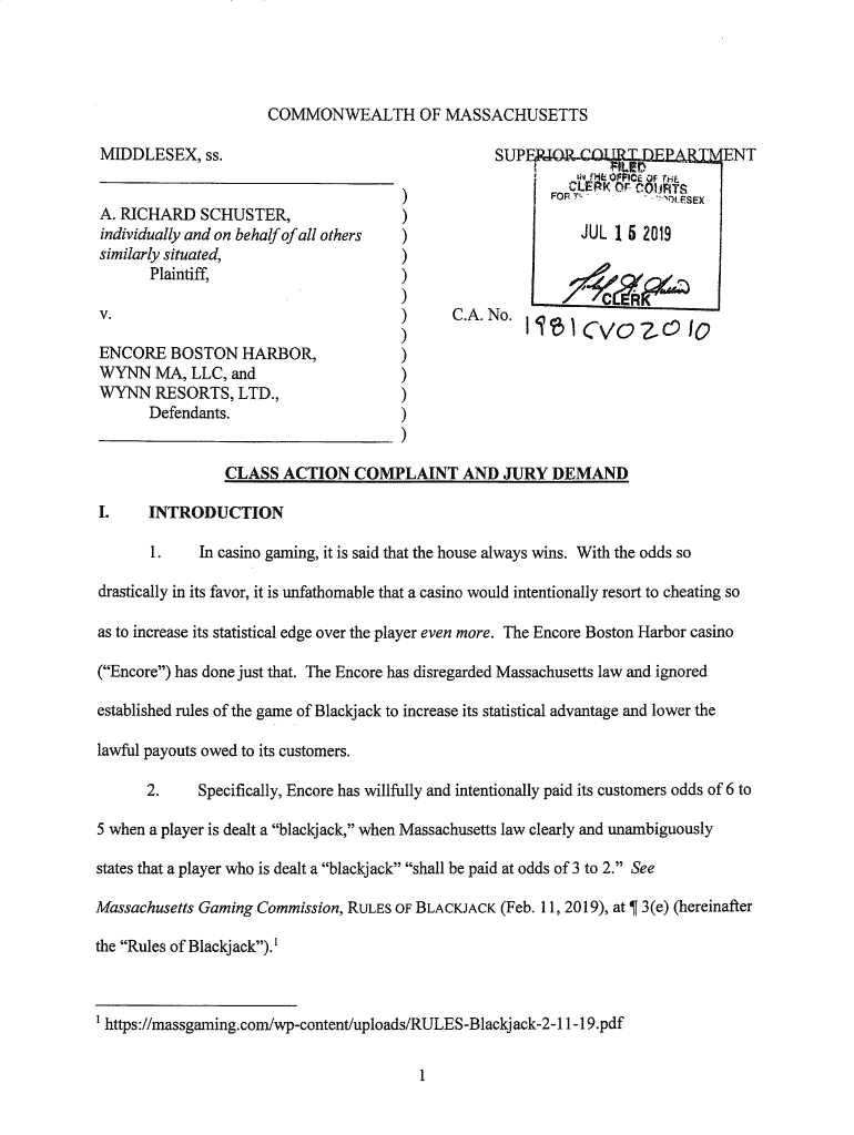 Fillable Online SHUSTER vs. WELLBUILT HOMES, INC., MISC 02279091 Fax
