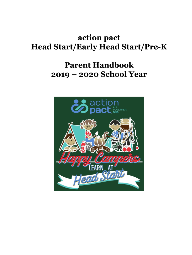 Fillable Online action pact Head Start/Early Head Start/PreK Parent
