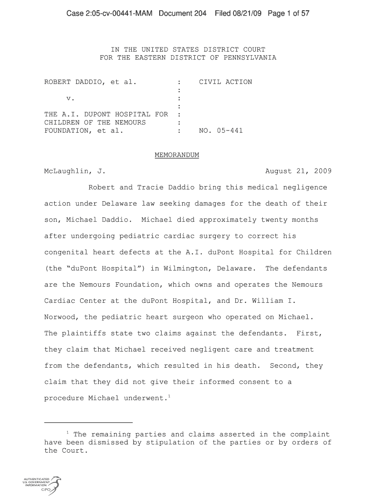 Case 2:05-cv-00441-MAM Document 204 Preview on Page 1