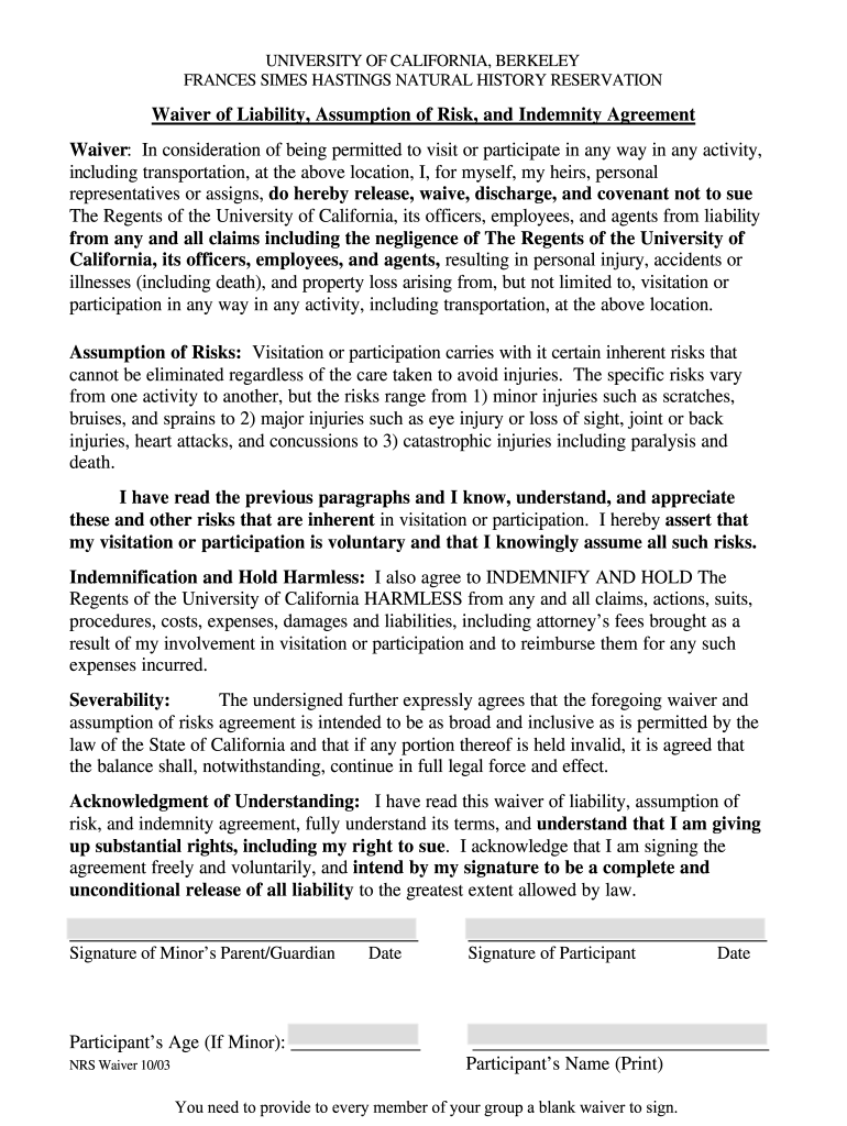 Hastings Natural History ReservationResearch UC Berkeley Preview on Page 1