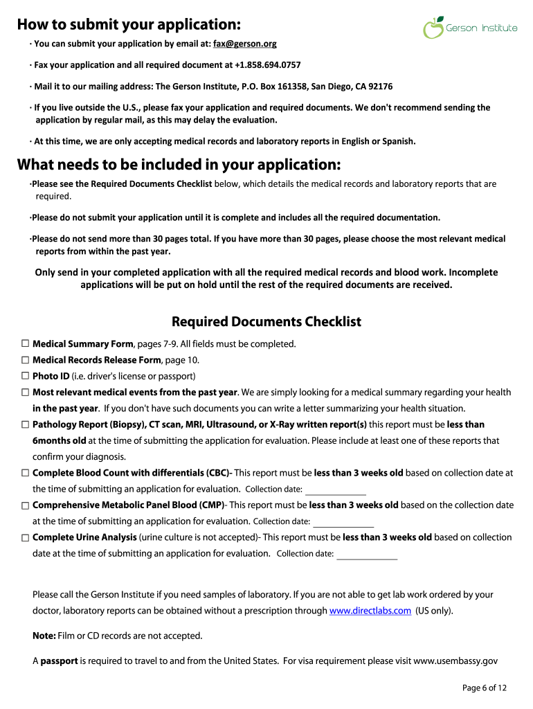 mexico gerson clinic Preview on Page 1