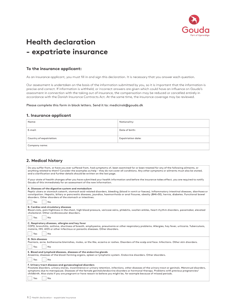 Private health insurance needed to become a resident - my ... Preview on Page 1.