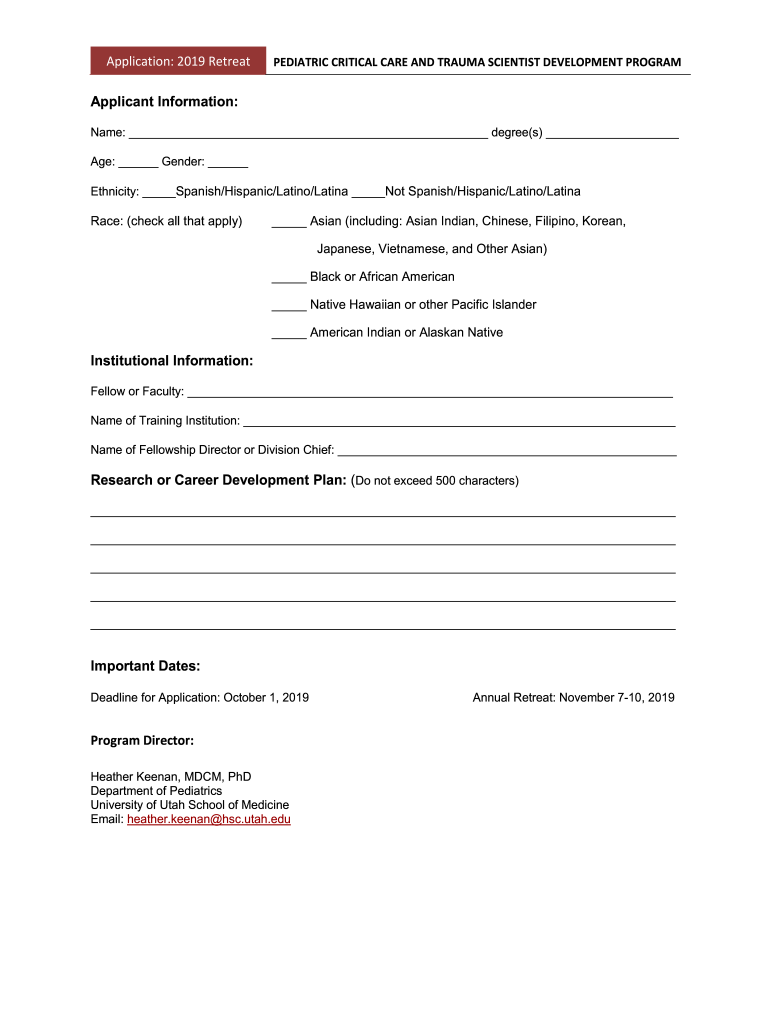 Pediatric Critical Care AND TRAUMA Scientist Development Program Preview on Page 1