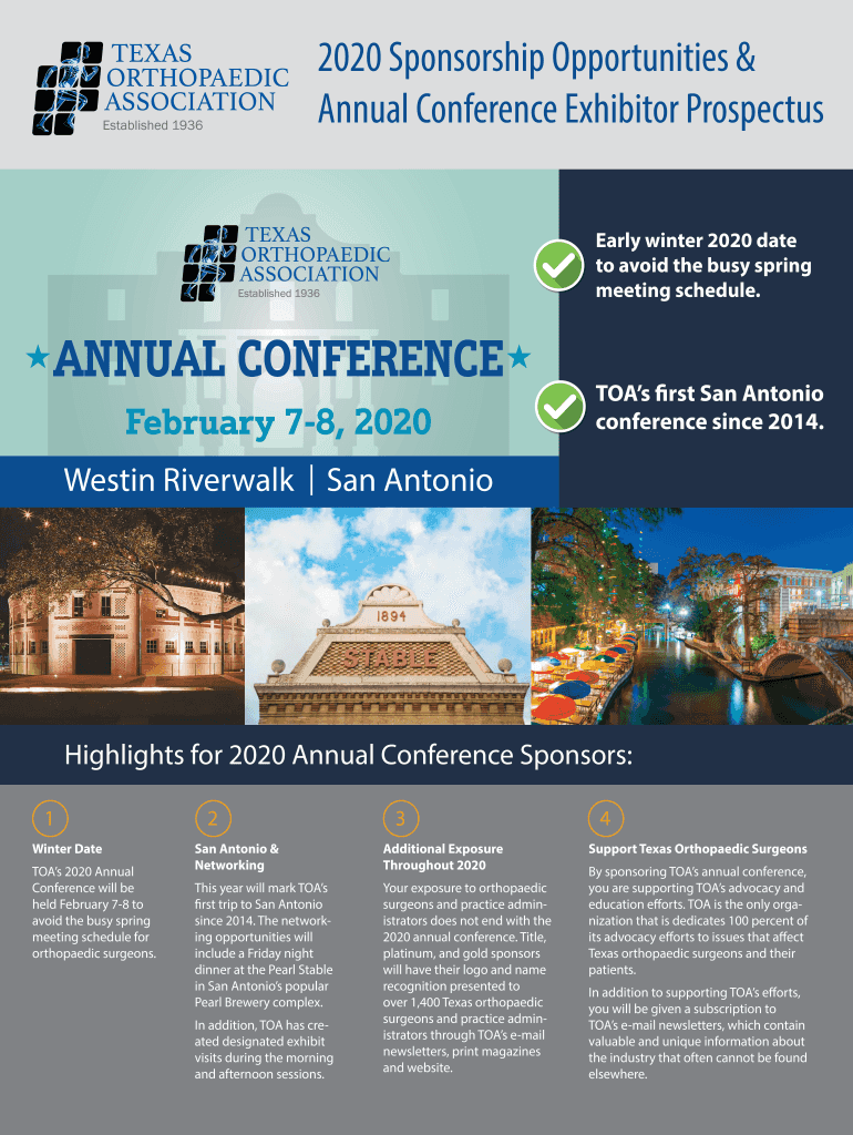 Meet us in San Diego for the 2020 Annual Conference! Preview on Page 1