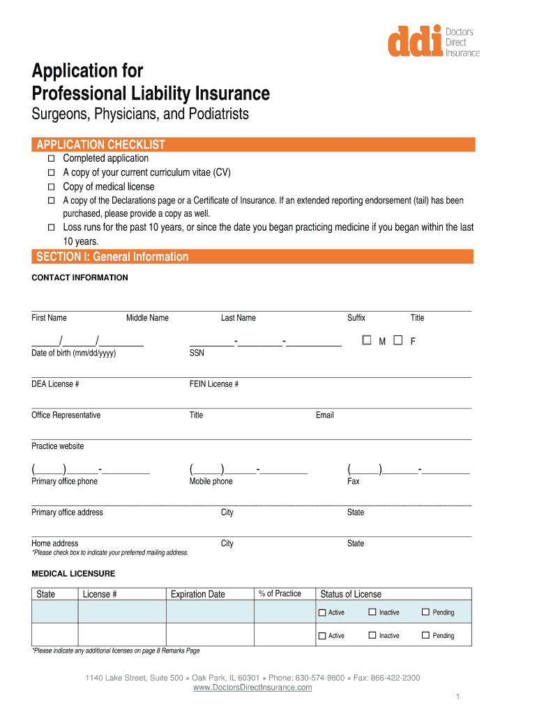 claims-made professional liability insurance - The Doctors Preview on Page 1