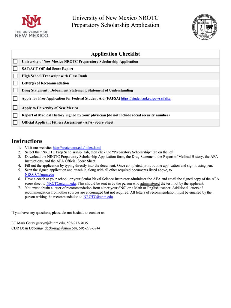 How do I Join? :: UNM NROTCThe University of New Mexico Preview on Page 1