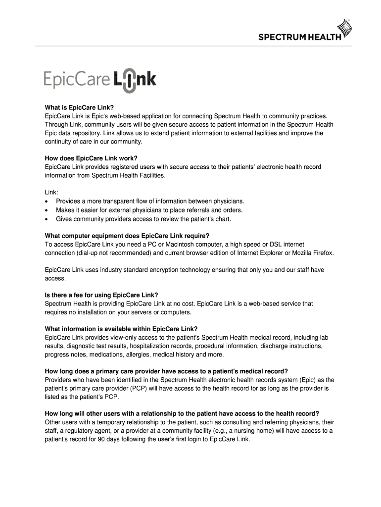 Fillable Online Epic Modules Supporting Care across Healthcare Settings