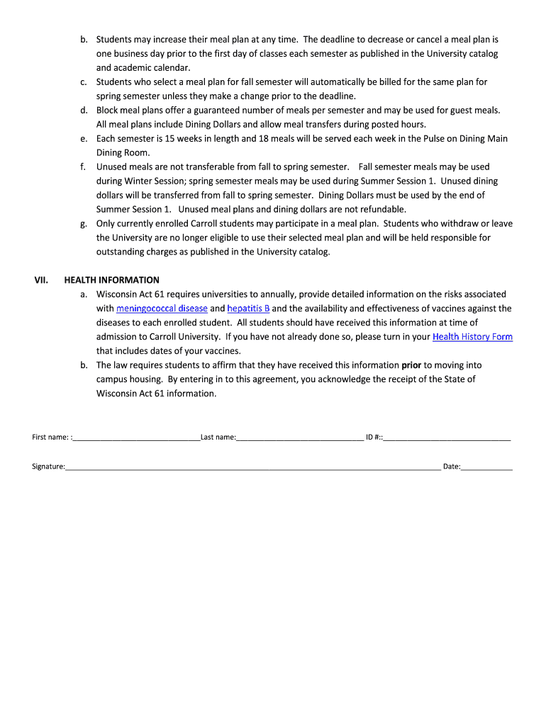 student housing license Preview on Page 1