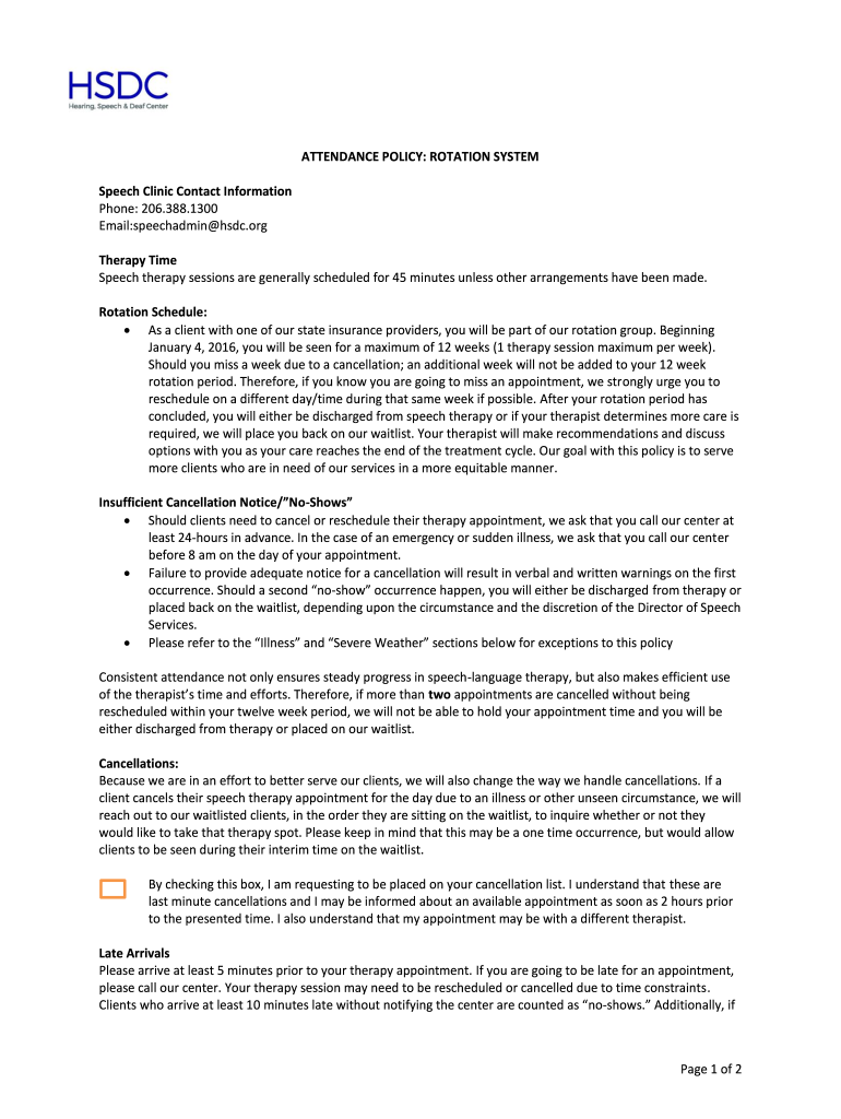 Fillable Online Frequently Asked Questions The Speech Pathology Group