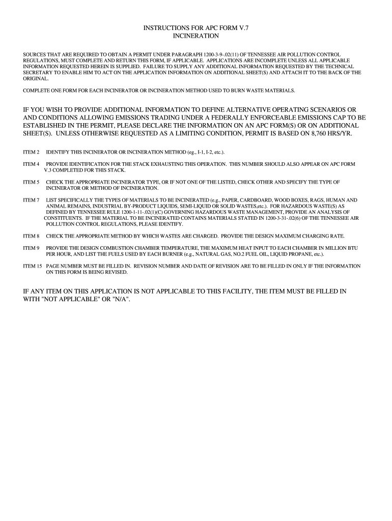 Fillable Online form 5 instructions instructions for the application