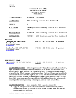 COURSE NUMBERNGR 6243LSection 8453