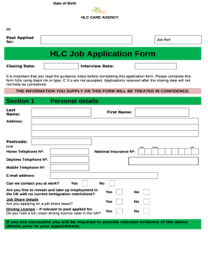 Application Form Guidance - University College Birmingham