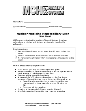 NUCLEAR MEDICINE PHONE # - BUS: REQUISITION