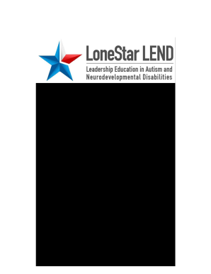TO: Interested Individuals / Self-Advocates with Diagnosed Autism Spectrum Disorder or other Neurodevelopmental Disabilities